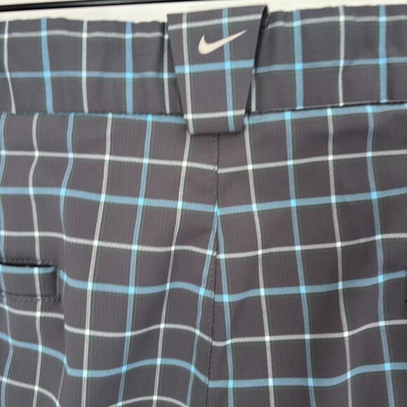 Nike Golf Shorts Dri Fit Performance Plaid Flat Athletic Men's Size 40 - Picture 3 of 8